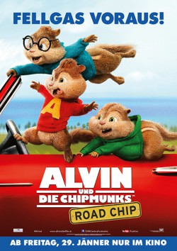 Filmplakat zu Alvin und die Chipmunks: The Road Chip