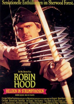Filmplakat zu Robin Hood Helden in Strumpfhosen