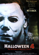 Filmplakat zu Halloween 4: The Return of Michael Myers